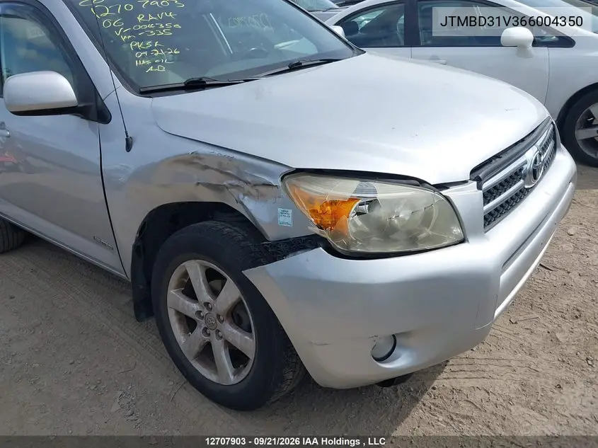 2006 TOYOTA RAV 4 VIN JTMBD31V366004350 — фото 6