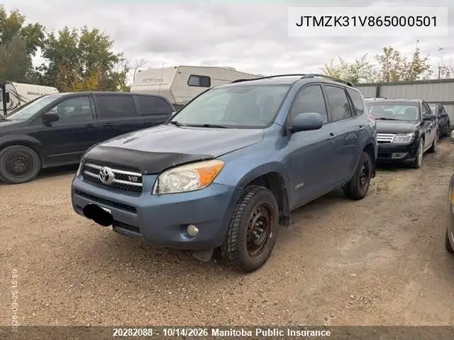 TOYOTA RAV 4 2006, VIN JTMZK31V865000501