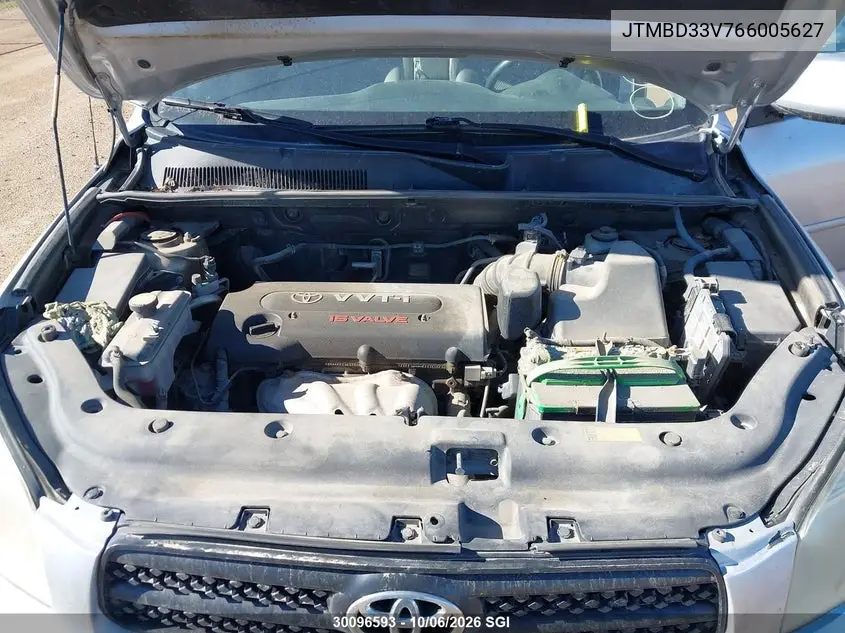 2006 TOYOTA RAV 4 VIN JTMBD33V766005627 — фото 10