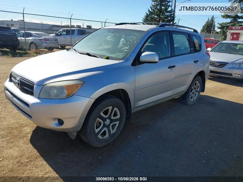 2006 TOYOTA RAV 4 VIN JTMBD33V766005627 — фото 2