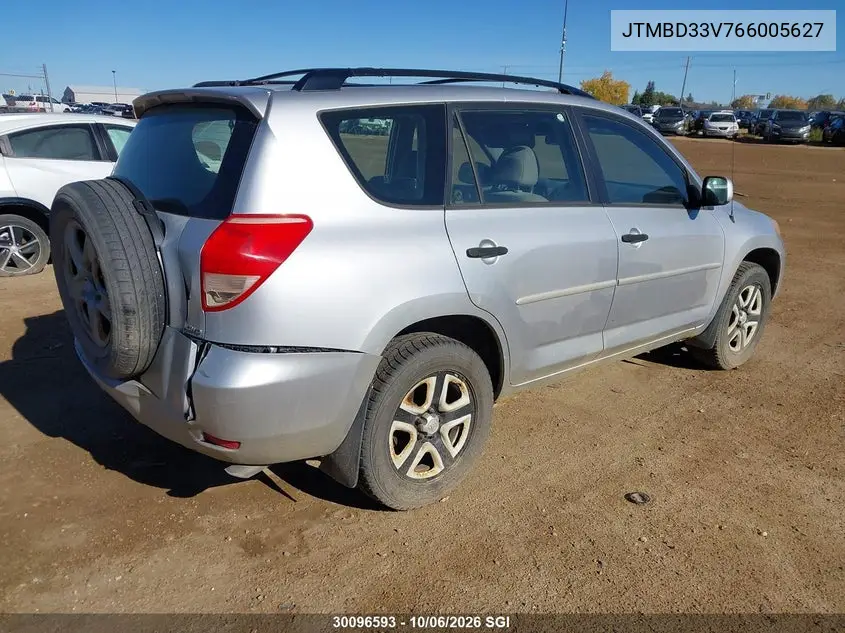 2006 TOYOTA RAV 4 VIN JTMBD33V766005627 — фото 4