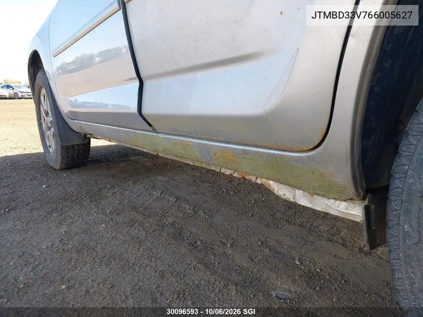 2006 TOYOTA RAV 4 VIN JTMBD33V766005627 — фото 6