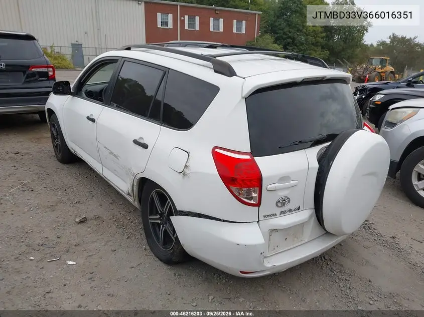 2006 TOYOTA RAV 4 VIN JTMBD33V366016351 — фото 3