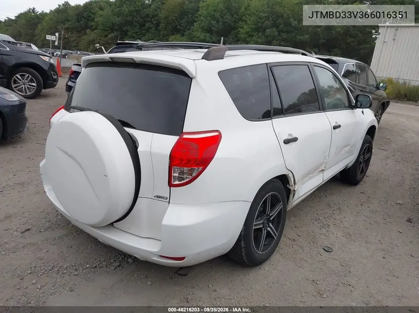 2006 TOYOTA RAV 4 VIN JTMBD33V366016351 — фото 4
