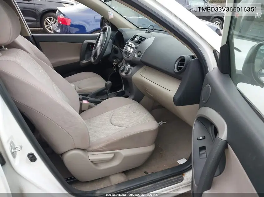 2006 TOYOTA RAV 4 VIN JTMBD33V366016351 — фото 5