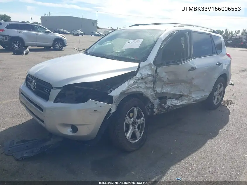 2006 TOYOTA RAV 4 VIN JTMBK33V166006553 — фото 2