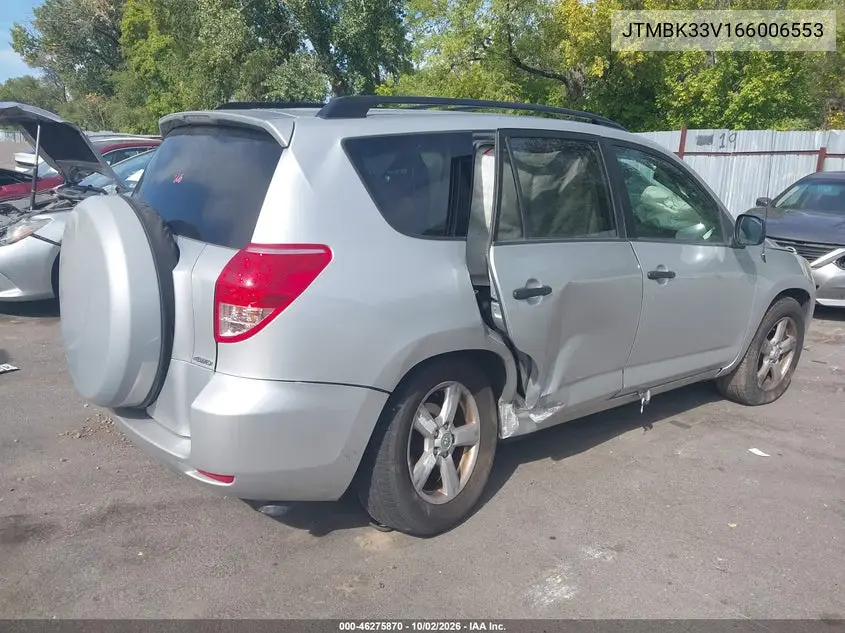 2006 TOYOTA RAV 4 VIN JTMBK33V166006553 — фото 4