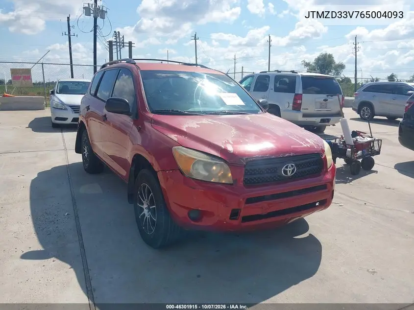 TOYOTA RAV 4 2006, VIN JTMZD33V765004093