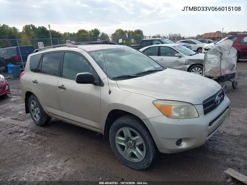 TOYOTA RAV 4 2006, VIN JTMBD33V066015108