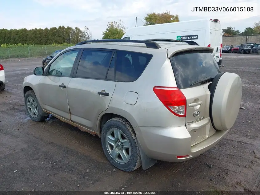 2006 TOYOTA RAV 4 VIN JTMBD33V066015108 — фото 3