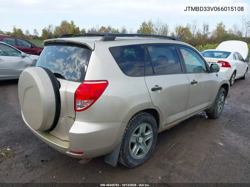2006 TOYOTA RAV 4 VIN JTMBD33V066015108 — фото 4