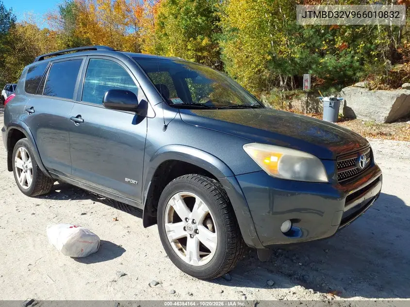 TOYOTA RAV 4 2006, VIN JTMBD32V966010832