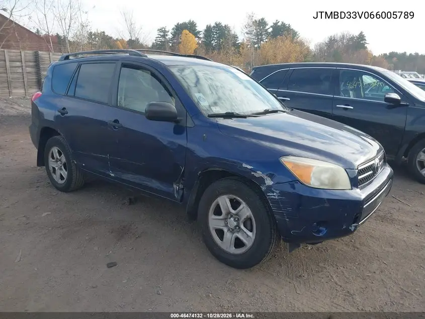 TOYOTA RAV 4 2006, VIN JTMBD33V066005789