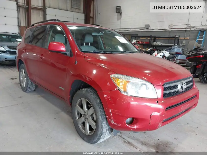 TOYOTA RAV 4 2006, VIN JTMBD31V165003624
