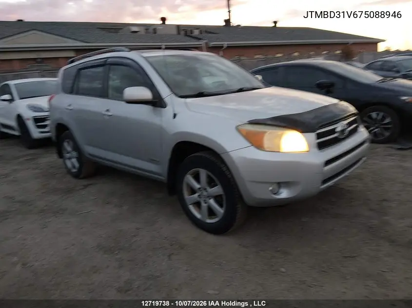 TOYOTA RAV 4 2007, VIN JTMBD31V675088946
