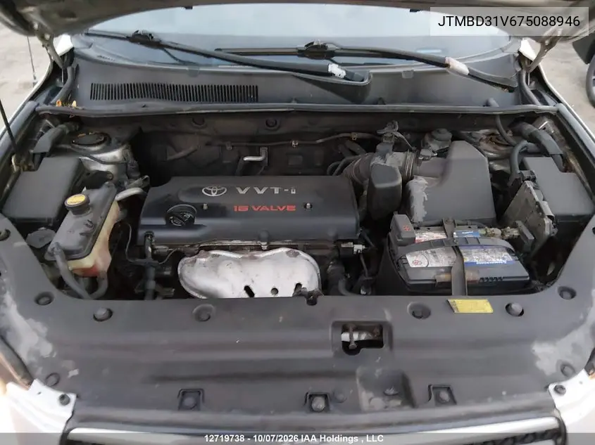 2007 TOYOTA RAV 4 VIN JTMBD31V675088946 — фото 10