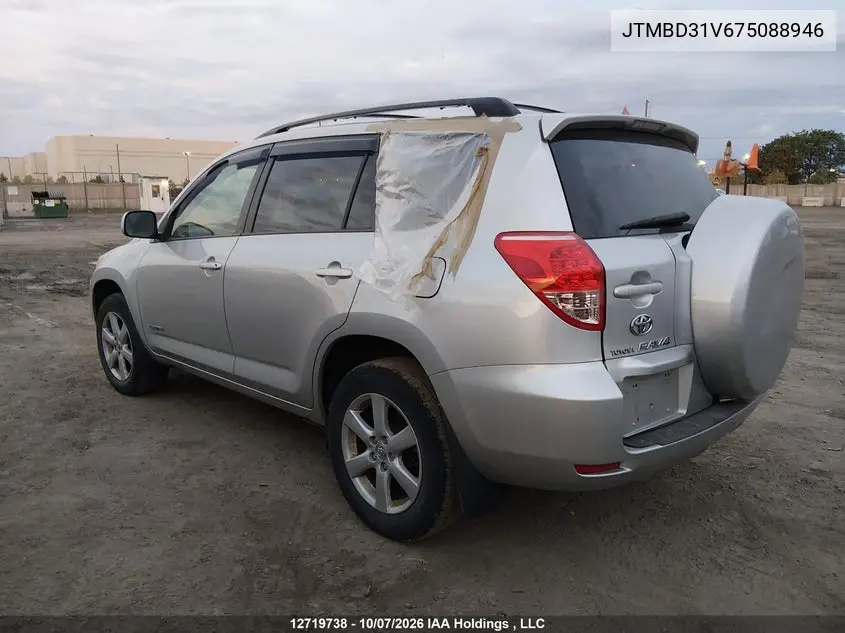2007 TOYOTA RAV 4 VIN JTMBD31V675088946 — фото 3