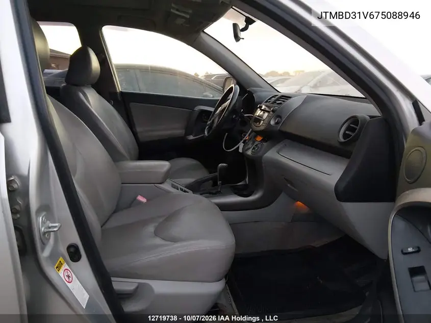 2007 TOYOTA RAV 4 VIN JTMBD31V675088946 — фото 5