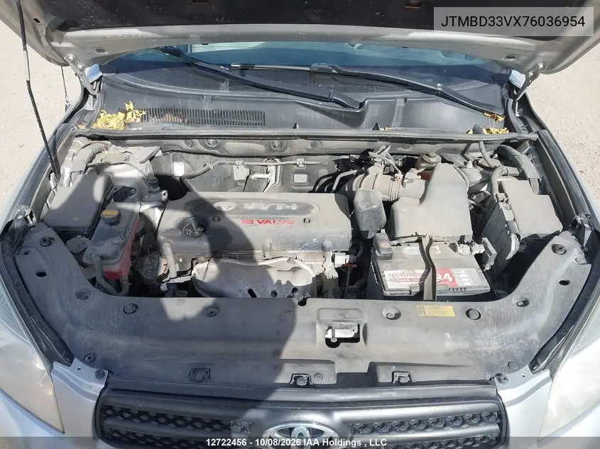 2007 TOYOTA RAV 4 VIN JTMBD33VX76036954 — фото 10