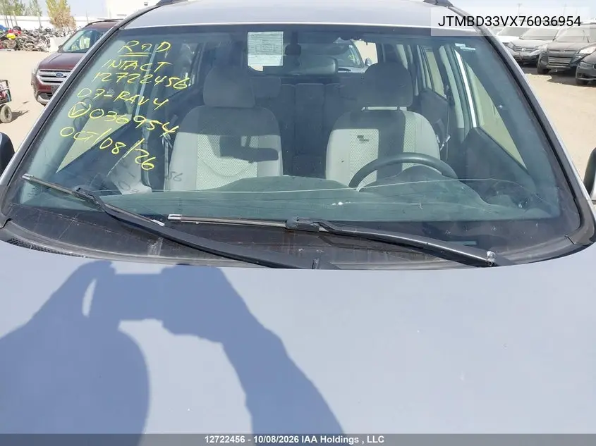 2007 TOYOTA RAV 4 VIN JTMBD33VX76036954 — фото 18