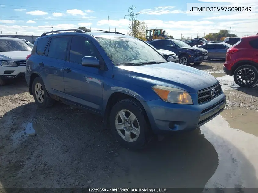 TOYOTA RAV 4 2007, VIN JTMBD33V975090249