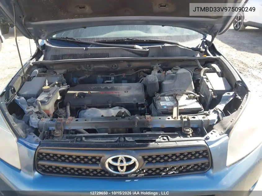 2007 TOYOTA RAV 4 VIN JTMBD33V975090249 — фото 10