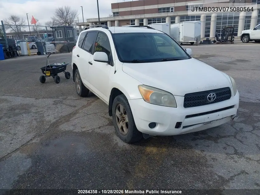 TOYOTA RAV 4 2007, VIN JTMBD33V075080564