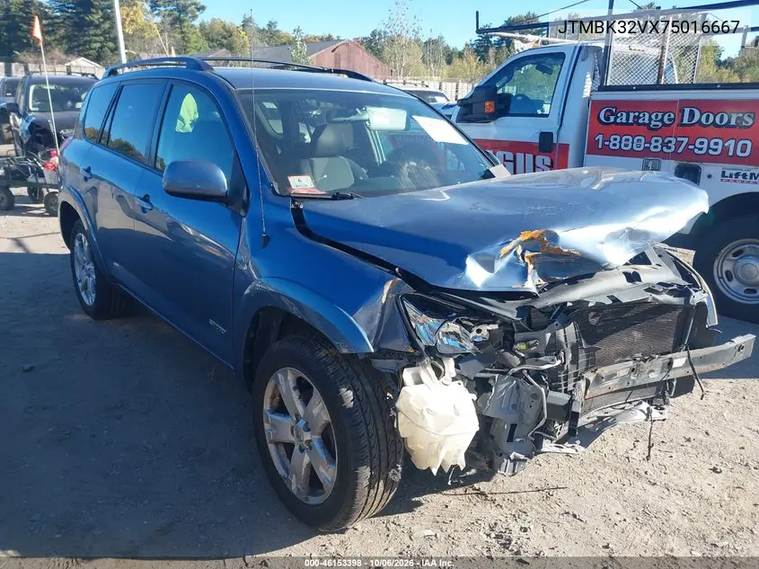 TOYOTA RAV 4 2007, VIN JTMBK32VX75016667