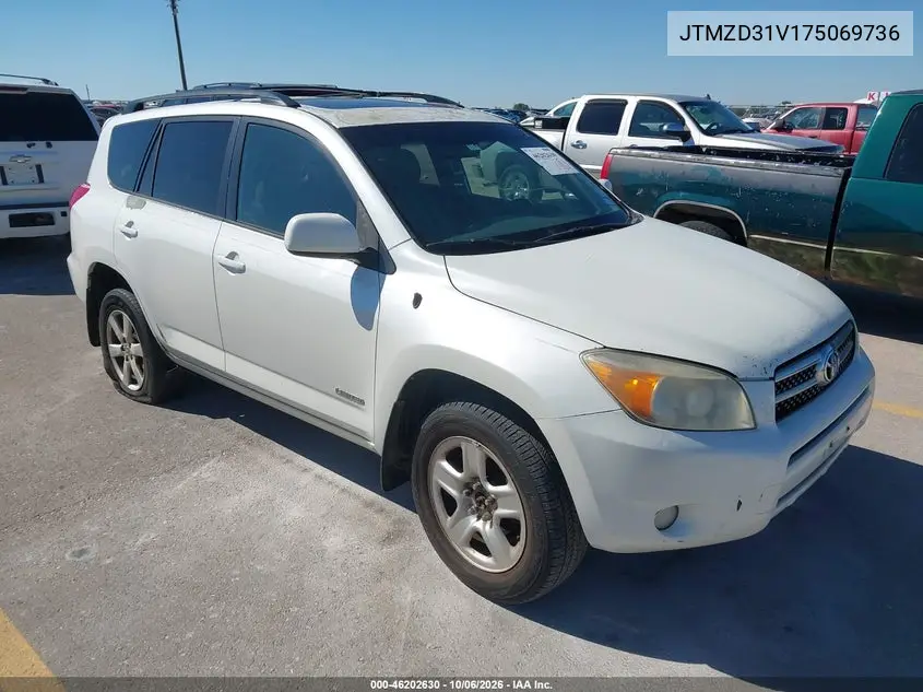 TOYOTA RAV 4 2007, VIN JTMZD31V175069736