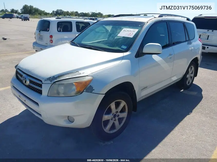 2007 TOYOTA RAV 4 VIN JTMZD31V175069736 — фото 2