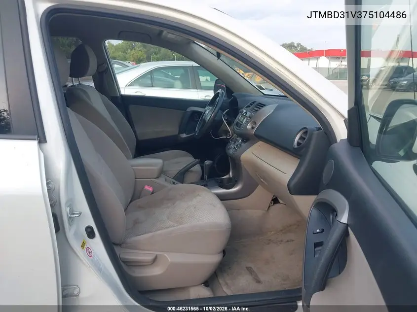 2007 TOYOTA RAV 4 VIN JTMBD31V375104486 — фото 5