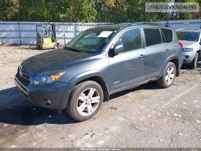 2007 TOYOTA RAV 4 VIN JTMBD32VX76046790 — фото 2