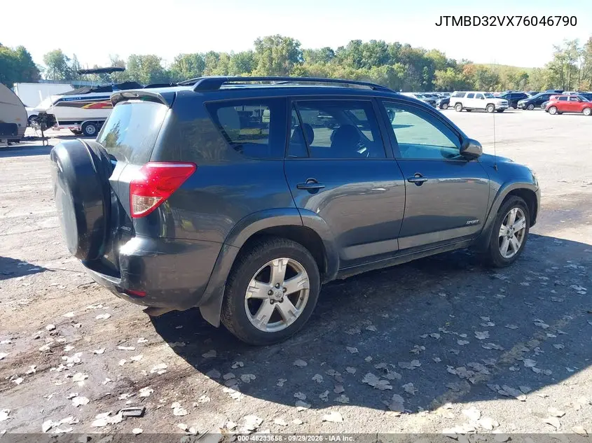 2007 TOYOTA RAV 4 VIN JTMBD32VX76046790 — фото 4
