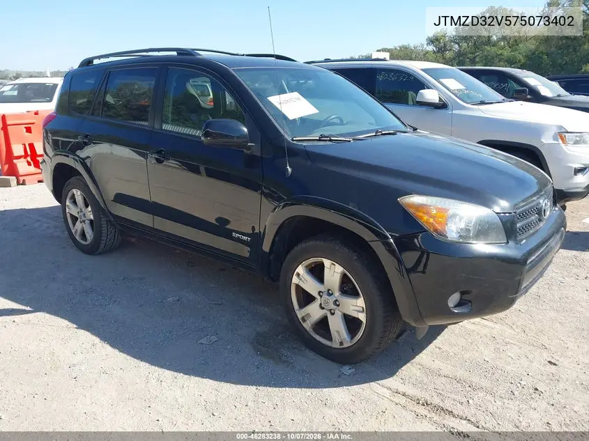 TOYOTA RAV 4 2007, VIN JTMZD32V575073402
