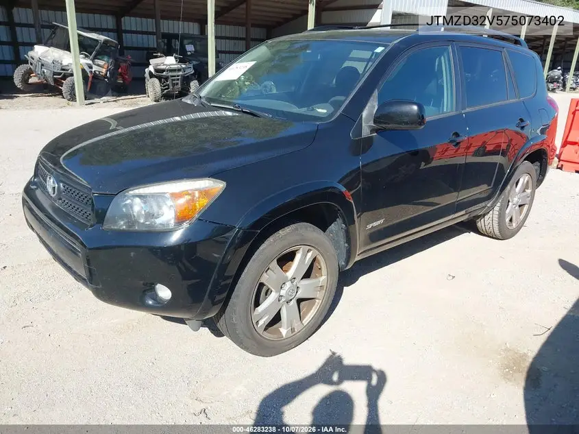 2007 TOYOTA RAV 4 VIN JTMZD32V575073402 — фото 2