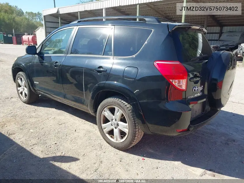 2007 TOYOTA RAV 4 VIN JTMZD32V575073402 — фото 3