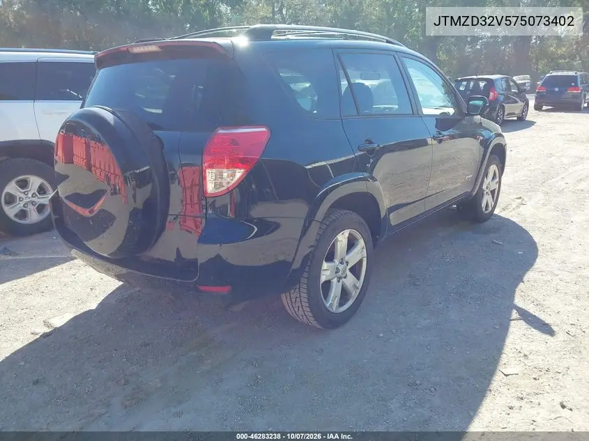 2007 TOYOTA RAV 4 VIN JTMZD32V575073402 — фото 4