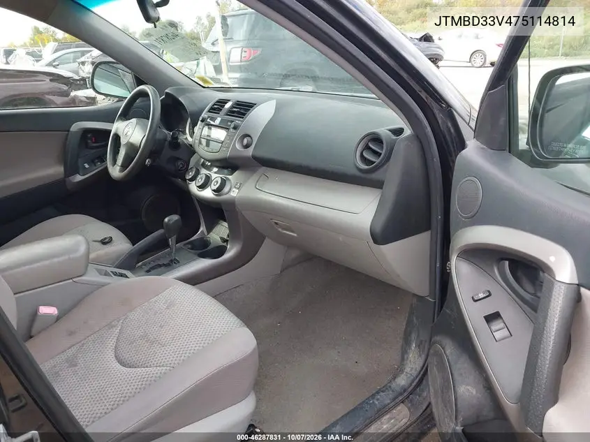 2007 TOYOTA RAV 4 VIN JTMBD33V475114814 — фото 5