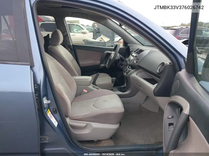 2007 TOYOTA RAV 4 VIN JTMBK33V376026742 — фото 5