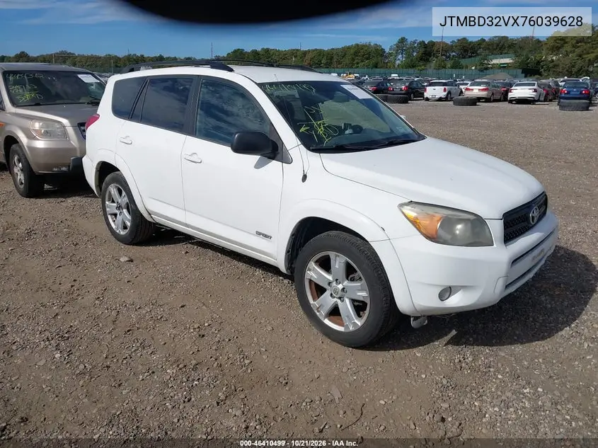 TOYOTA RAV 4 2007, VIN JTMBD32VX76039628