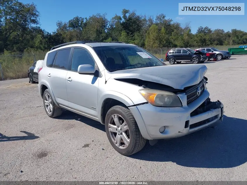 TOYOTA RAV 4 2007, VIN JTMZD32VX75048298