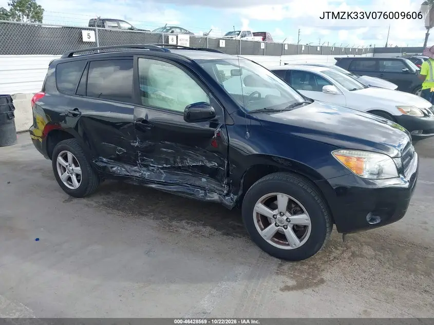 TOYOTA RAV 4 2007, VIN JTMZK33V076009606