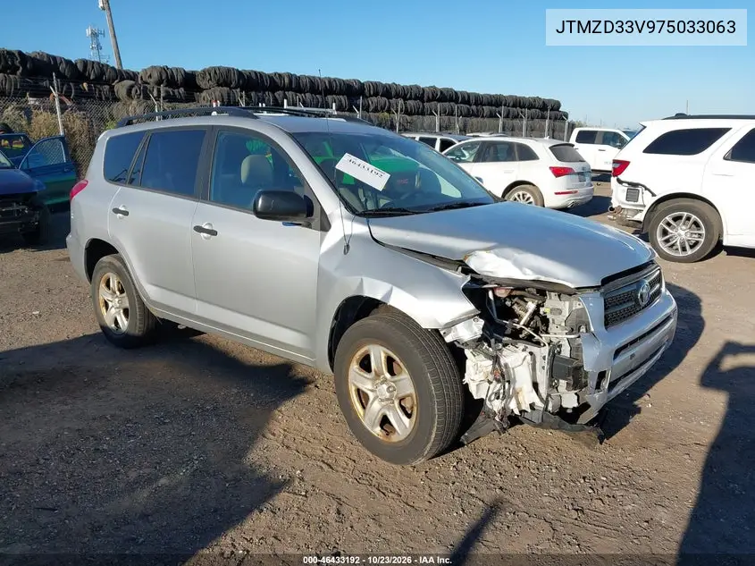 TOYOTA RAV 4 2007, VIN JTMZD33V975033063