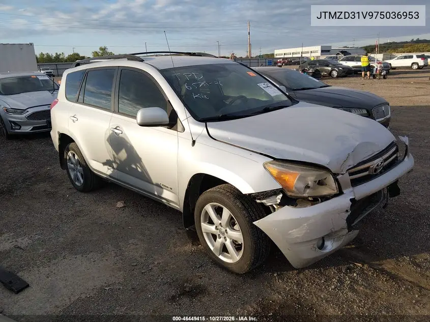 TOYOTA RAV 4 2007, VIN JTMZD31V975036953