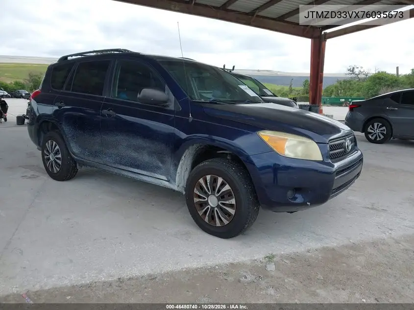 TOYOTA RAV 4 2007, VIN JTMZD33VX76035673