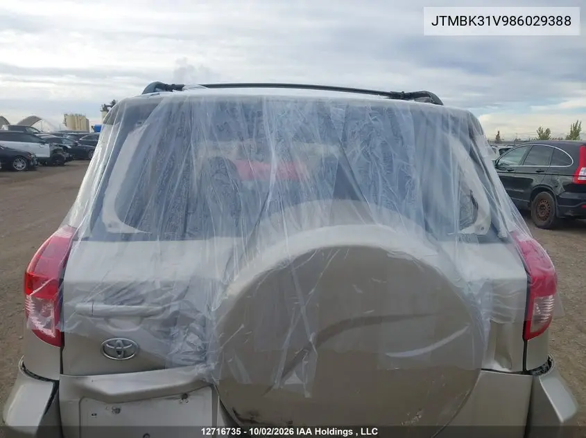 2008 TOYOTA RAV 4 VIN JTMBK31V986029388 — фото 20