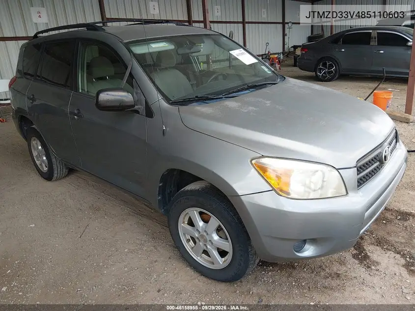 TOYOTA RAV 4 2008, VIN JTMZD33V485110603