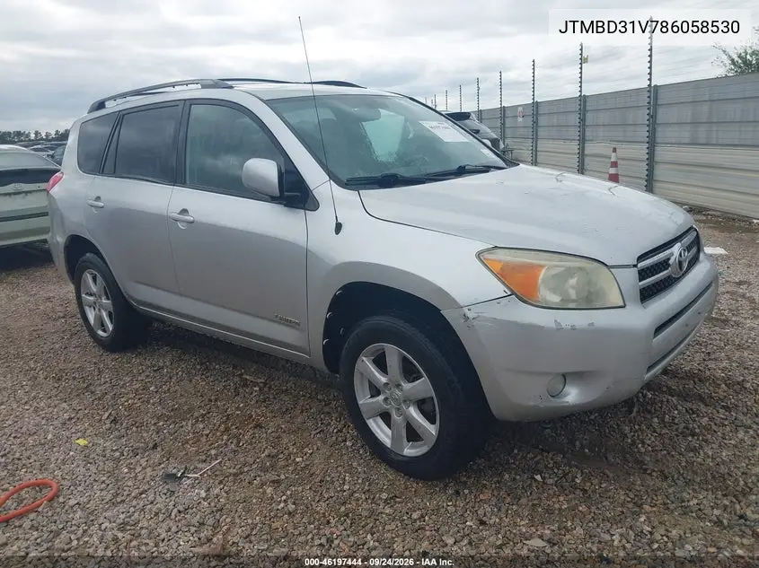 TOYOTA RAV 4 2008, VIN JTMBD31V786058530
