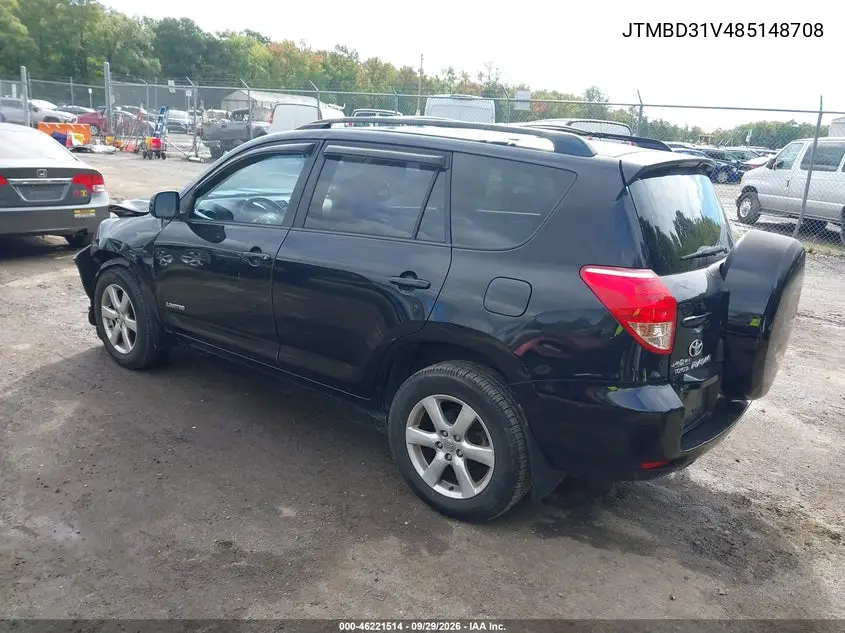 2008 TOYOTA RAV 4 VIN JTMBD31V485148708 — фото 3