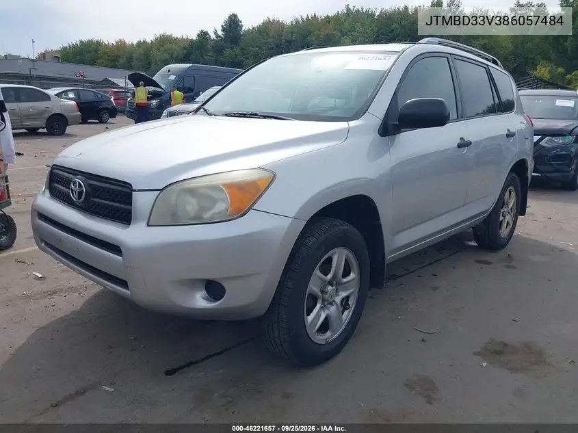 2008 TOYOTA RAV 4 VIN JTMBD33V386057484 — фото 2